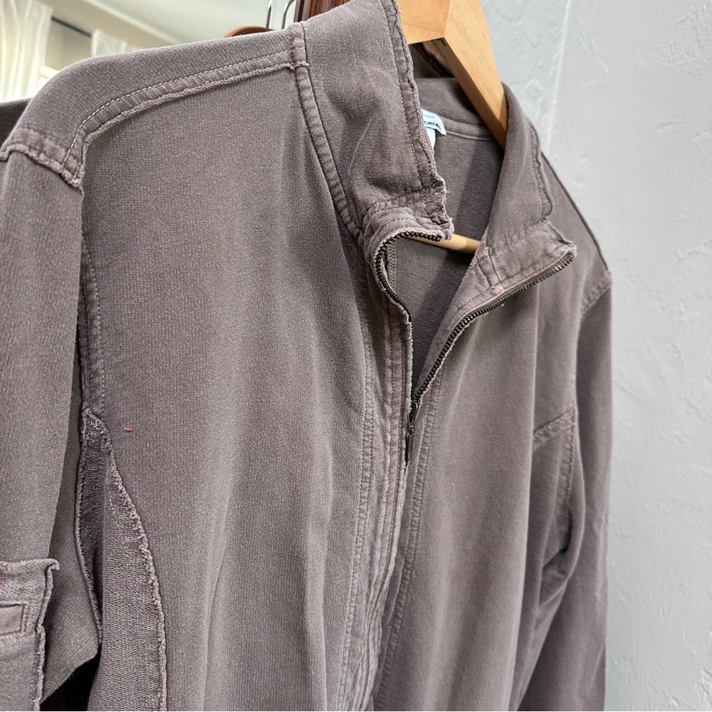 Chico's Spa Taupe Utility Sport Jacket